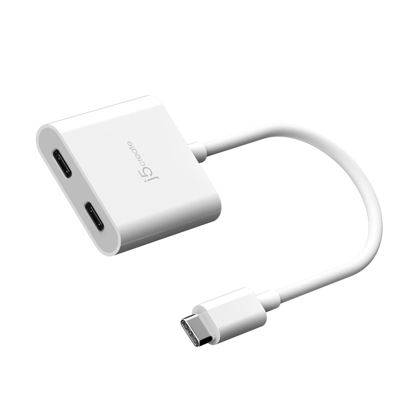 JCA164 비디오 또는 전원 공급 기능이 있는 듀얼 USB-C®로의 USB-C® 케이블